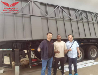 Tanzania ’s Interest in Sinoswan: Client Visits Factory for Mobile Stage/Roadshow truck Demonstration